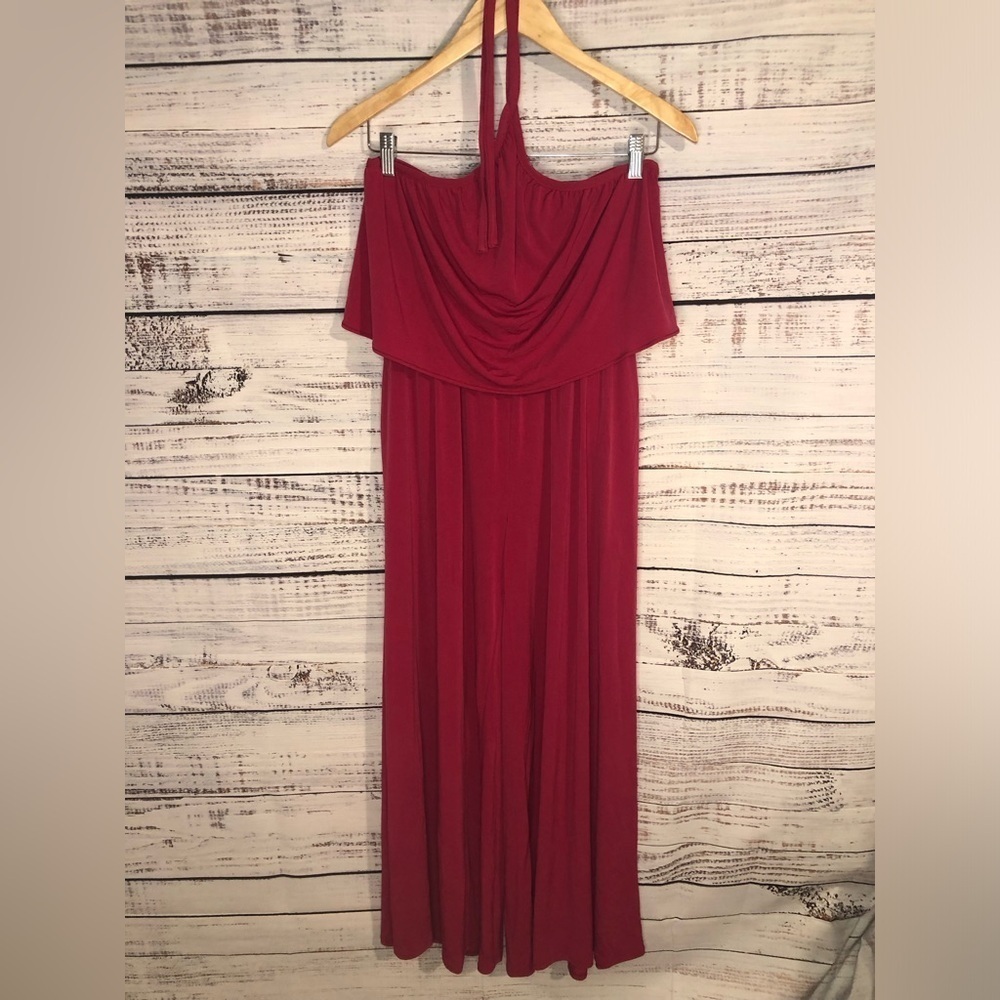 VENUS Red/Pink Jumpsuit NWOT Size Small
